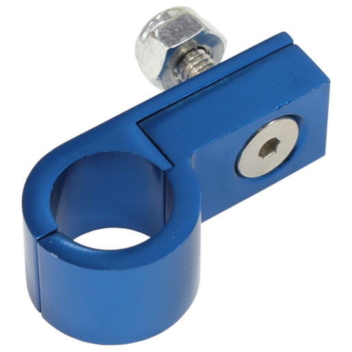 Aeroflow Billet Aluminium P-Clamps Blue 10pk - AF157-03-10