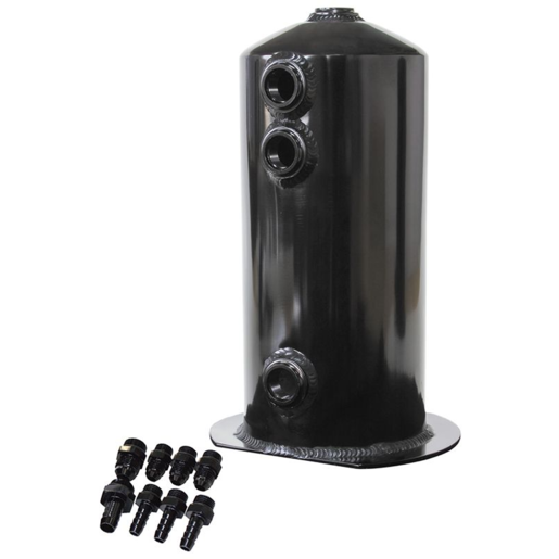 Aeroflow Spun Alloy Surge Tank 2.5 Litre - AF49-1016BLK