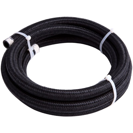 Aeroflow 450 Series Black Braided Light Weight Hose -6AN - AF450-06-4.5M