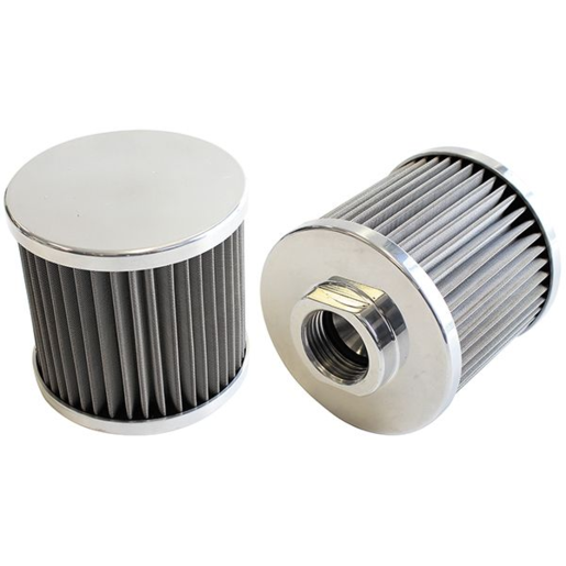 Aeroflow Stainless Steel Billet Breather with -10AN Female Thread - AF77-2000