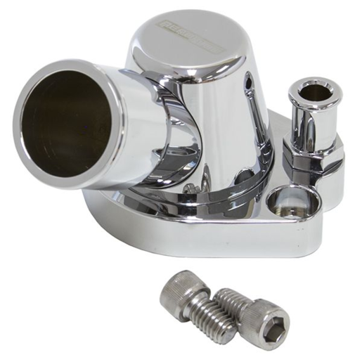 Aeroflow Billet Thermostat Housing Chrome - AF64-2091C