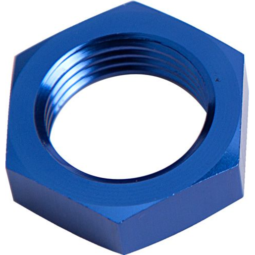 Aeroflow Bulkhead Nut -8AN Blue - AF924-08