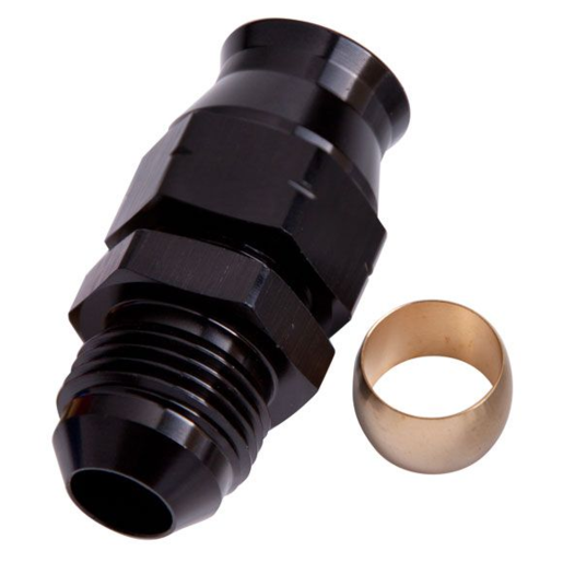 Aeroflow Tube to Male AN Adapter 5/16" to -6AN - AF108-05BLK