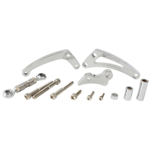 Aeroflow Low Mount Billet Alternator Bracket Passenger Side - AF64-4004