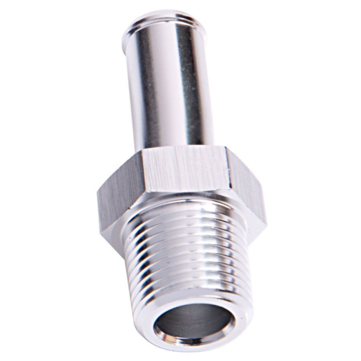 Aeroflow Male NPT to Barb Straight Adapter 1/8" to 1/4" - AF841-04S