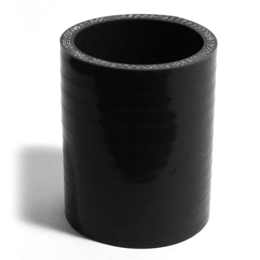 SAAS Straight 4 Ply Silicone Hose 45mm x 45mm x 76mm Black - SSH454576