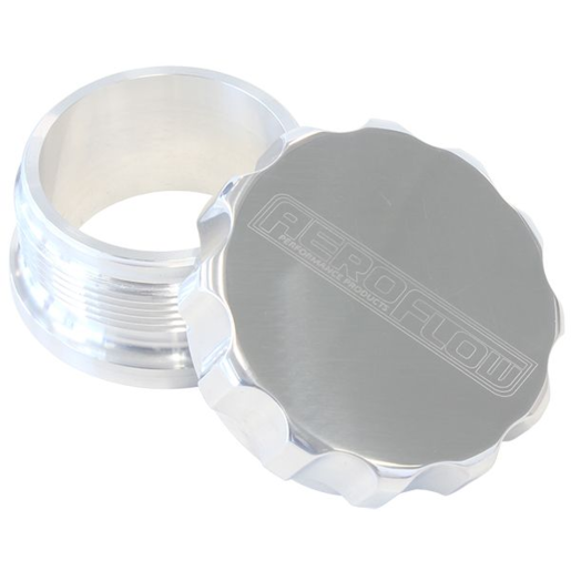 Aeroflow 1-1/2" Billet Aluminium Weld-On Filler with Polished Cap - AF460-24P