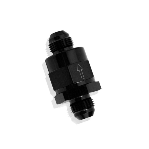 Aeroflow Inline Check Valve -8AN - AF612-08BLK