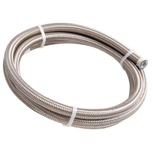 Aeroflow 200S PTFE Teflon Stainless Steel Braided Hose -8AN - AF200-08-4.5M