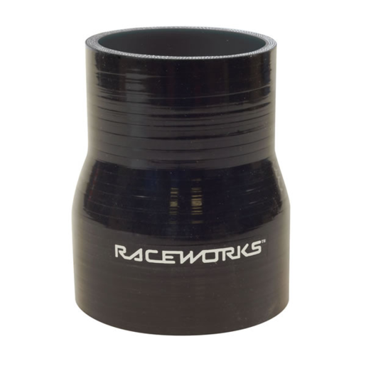 RaceWorks Silicone Hose Straight 2-2.25" 51-57mm Black - SHR-200225BK