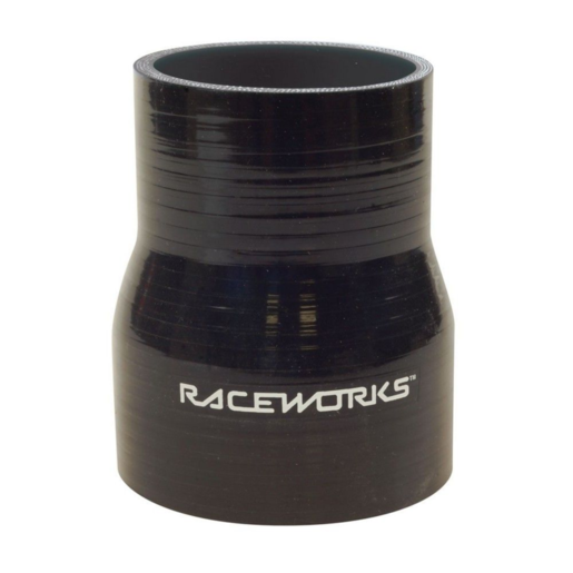 RaceWorks 2-3" Silicone Hose Straight Reducer Black 51-76mm- SHR-200300BK