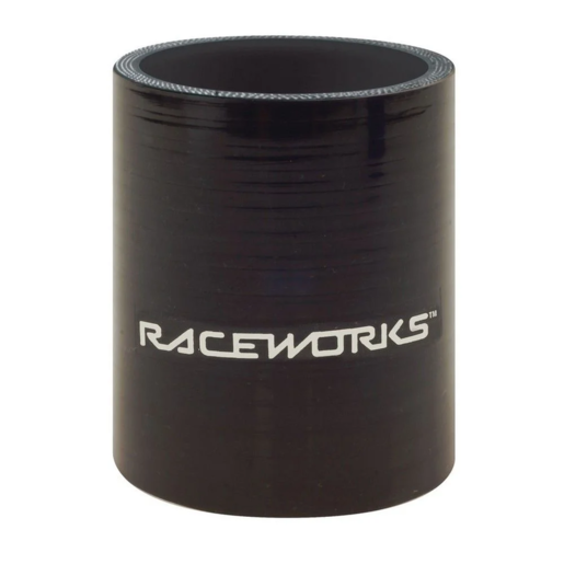RaceWorks 3.5" Silicone Hose Straight Black Short 89mm - SHS-350BK