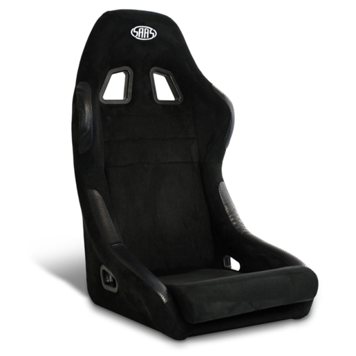 SAAS Seat Fixed Back Mach II Black Suede ADR Compliant - RP1001S