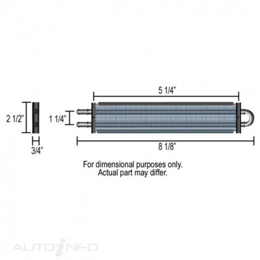 POWER STEERING COOLER 2-PASS