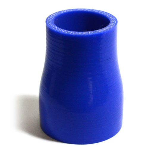 SAAS Straight 4 Ply Silicone Reducer 38mm x 51mm x 76mm Blue - SSH385176E