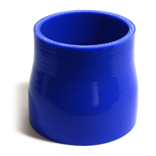 SAAS Straight 4 Ply Silicone Reducer 70mm x 82mm x 76mm Blue - SSH708276E