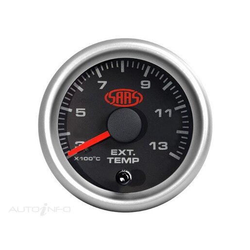 EXHAUST TEMP GAUGE 300-1300 SERIES2 52MM BLACK