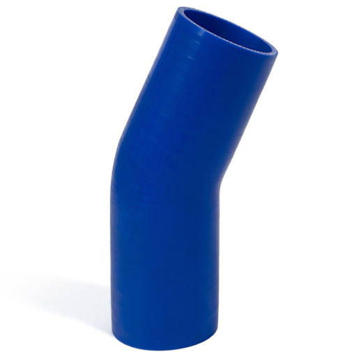 SAAS 23 Deg 4 Ply Silicone Hose 76mm x 76mm Blue - SSH237676E