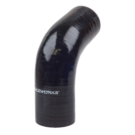 RaceWorks Silicone Hose 67Deg 76mm Black - SHE-067-300BK