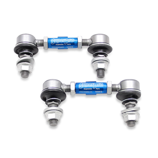 SuperPro Sway Bar Link Kit - Heavy Duty Adjustable - TRC1045