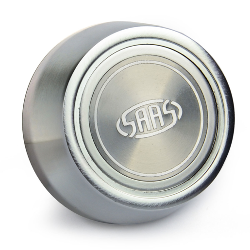 SAAS Horn Button Brushed Alloy Billet Tall To Suit Deep Dish - HB1001