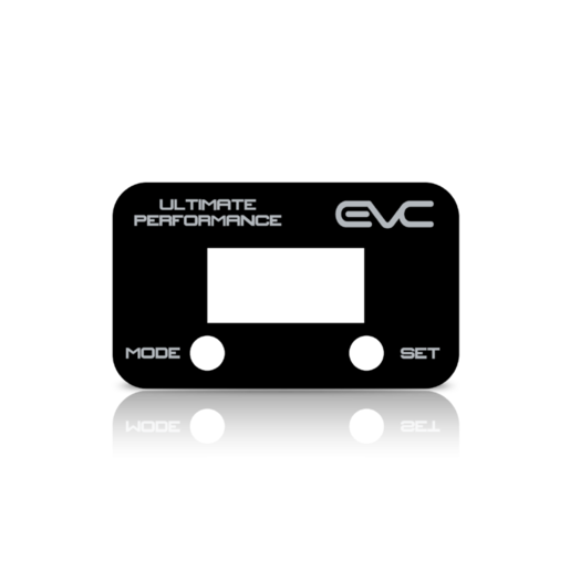 EVC Throttle Controller Face Plate - Black - CFBK