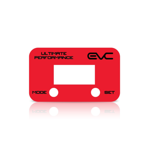 EVC Throttle Controller Face Plate - Red - CFRE