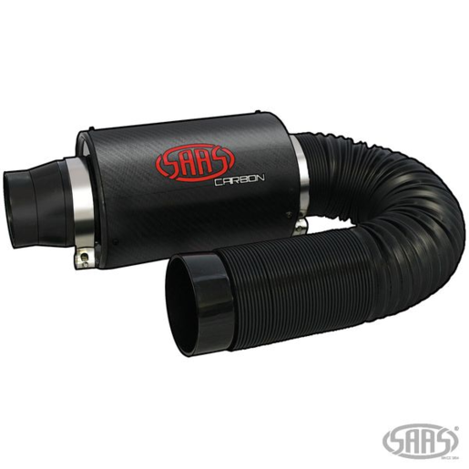 SAAS Carbon Matt Cold Air Box Filter Kit 76mm Inlet/Outlet - SF1004