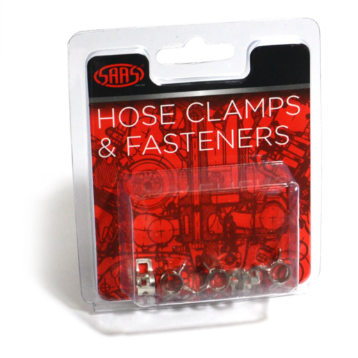 SAAS Hose Clamps Spring Size 3 these To Suit 3mm (1/8inch) hose 6pk - SHC3