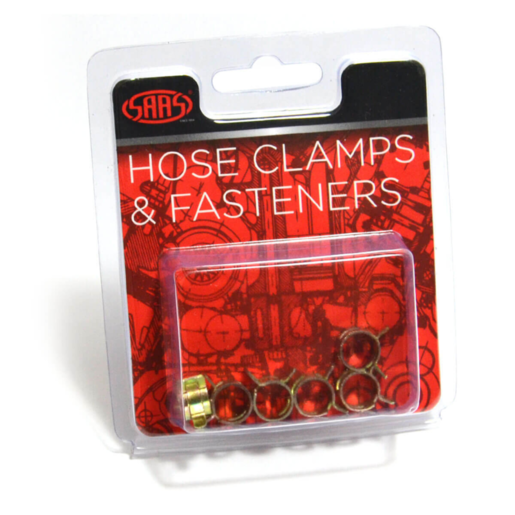 SAAS Hose Clamps Spring Size 5 To Suit 5mm (13/64inch) hose 6pk - SHC5