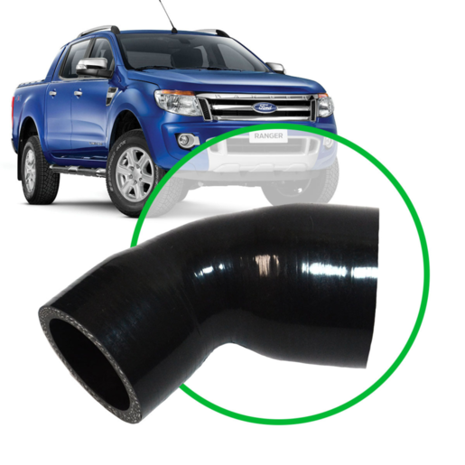 SAAS Silicone Rear Pipe Hot Side To Suit Ford Ranger/Mazda BT50 3.2L - SSH2103