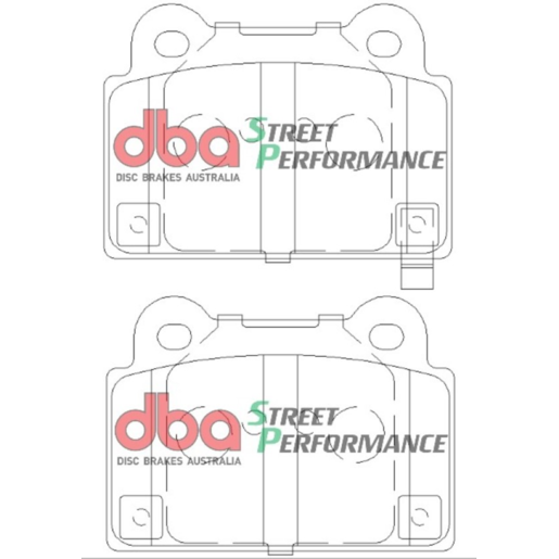 DBA Rear Street Performance Brake Pads - DB2215SP