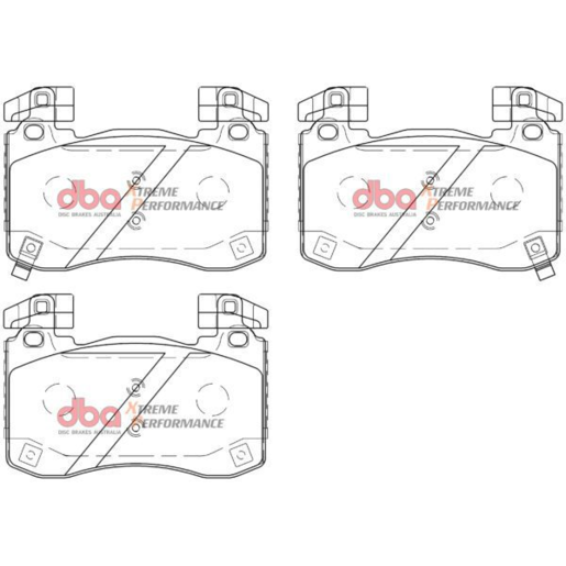 DBA Front Xtreme Performance Brake Pads - DB15003XP