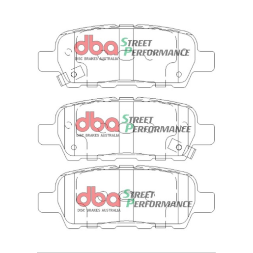 DBA Rear Street Performance Brake Pads - DB1509SP