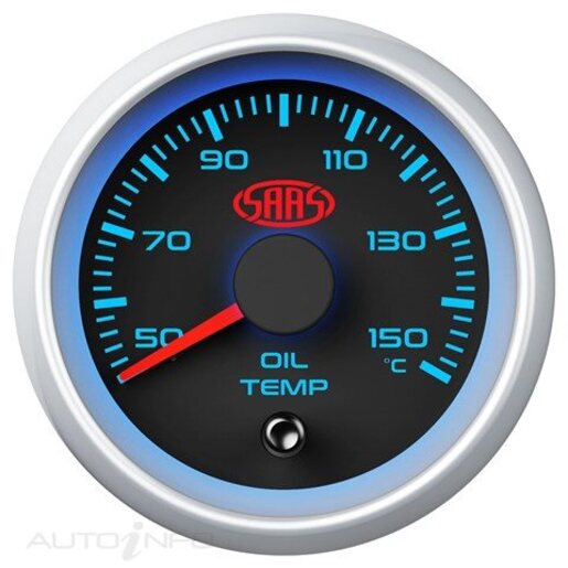 NLA - SAAS OIL TEMPERATURE GAUGE 52MM - BLACK