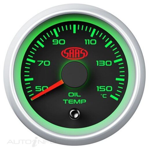 NLA - SAAS OIL TEMPERATURE GAUGE 52MM - BLACK