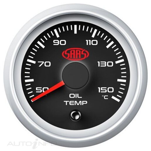 NLA - SAAS OIL TEMPERATURE GAUGE 52MM - BLACK