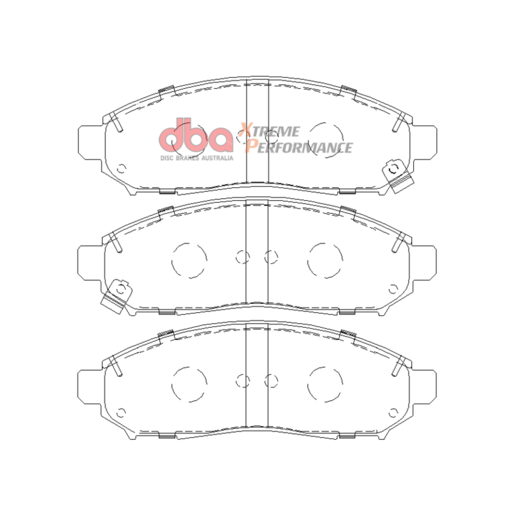 DBA Front Xtreme Performance Brake Pads - DB1835XP