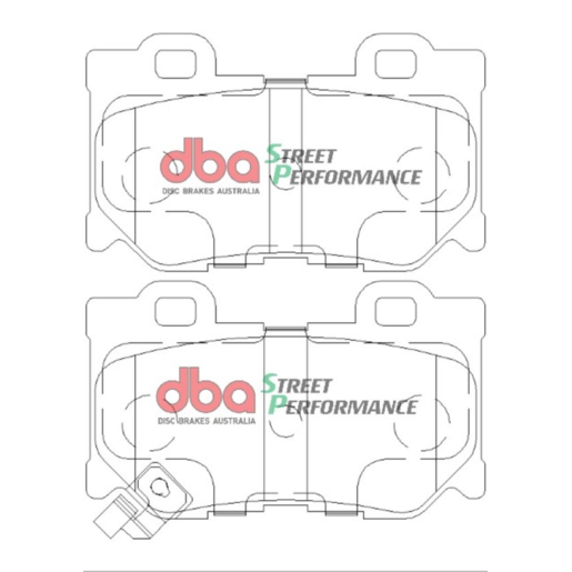 DBA Rear Street Performance Brake Pads - DB2401SP