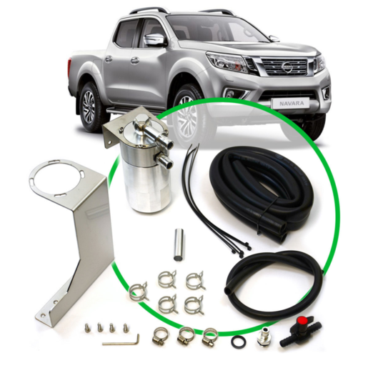 SAAS Oil Catch Tank Full Kit To Suit Navara D23 2.3L 2015 > - ST4104-1015