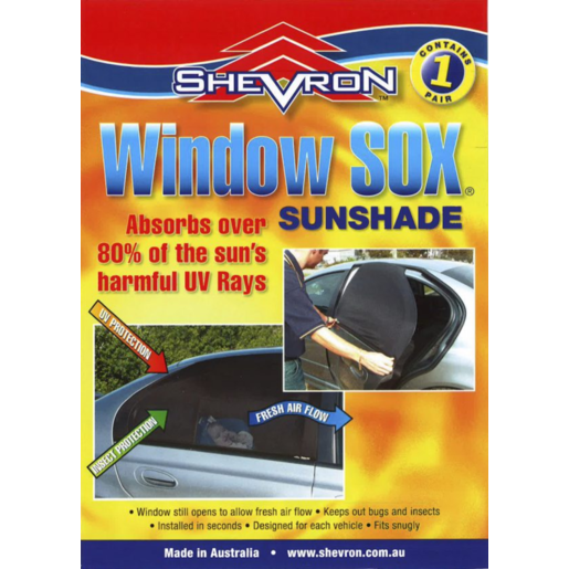 Shevron Window SOX Sun Shades To Suit Toyota Kluger SUV - WS16215