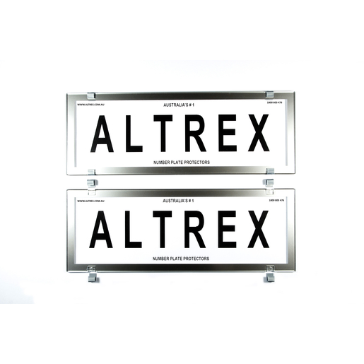 Altrex Number Plate Cover 6 Figure Chrome Style (Pack of 2 frames)- 6CC