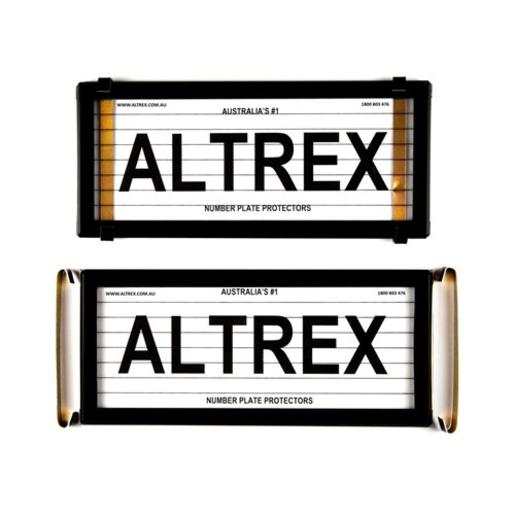 Altrex Number Plate Frame VIC 4 Figures Slim Back Line - 4VSL