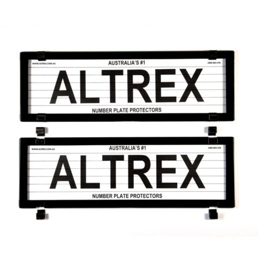 Altrex Number Plate Frame VIC 5 Figues Slim Black - 5VSL