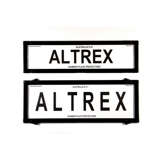 Altrex Number Plate Frame QLD/VIC/ACT 6 Figures - 6QSNL