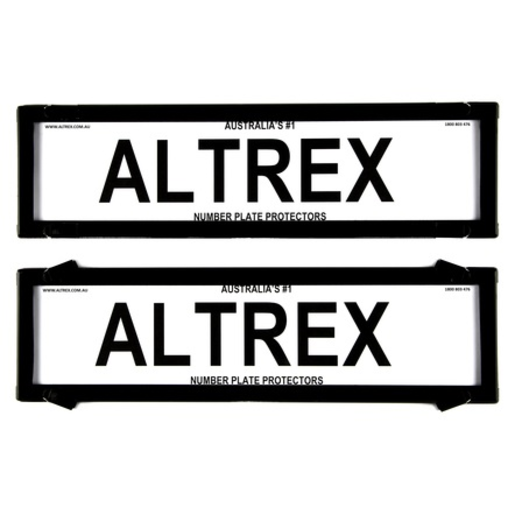 Altrex Black Border without Lines - Number Plate Cover 6 Figure  - 6VSNL