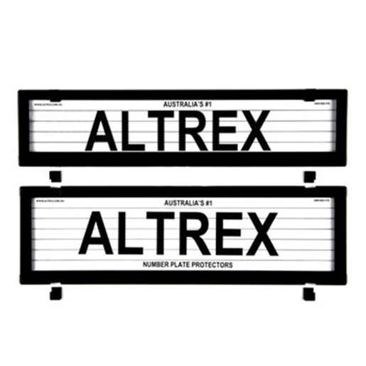 Altrex Number Plate Protector Prestige NSW and SA Premium - 6PCL