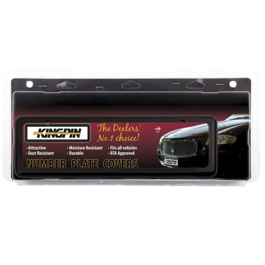 Kingpin Number Plate Frames 5 Figures Slimline - KP065