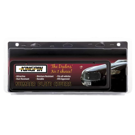 Kingpin Number Plate Frames 5 Figures Slimline PI - KP065P