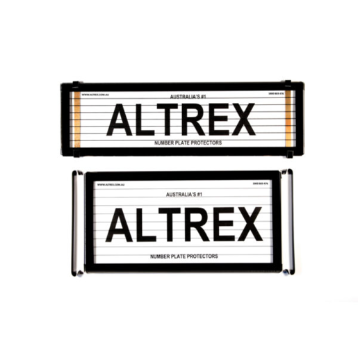 Altrex Number Plate Frame QLD American Slimline Black - 9USL